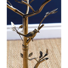 Pedestal End Table End Table Will Make the Perfect Addition to your Living Space. The Detail Of Birds and Leaves Gives It A Vintage Feel
