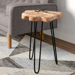 Centerview Solid Wood 3 Legs End Table end Table, Coffee Table Base, Indoor Plant Stand Perfect for Endtable