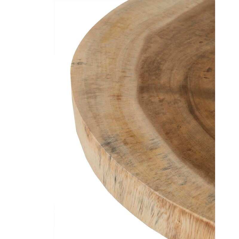 Solid Wood Tree Stump End Table Perfect for Bringing A Natural Touch To Any Room Natural Source Material