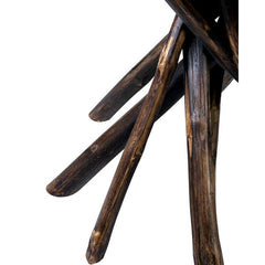 Solid Wood Tree Stump End Table Perfect for Bringing A Natural Touch To Any Room Natural Source Material
