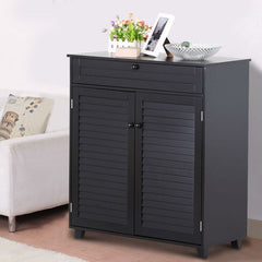 12 Pair Shoe Storage Cabinet This Shoe Storage Cabinet with its Large Shoe Storage Space and Adjustable and Removable Shelves