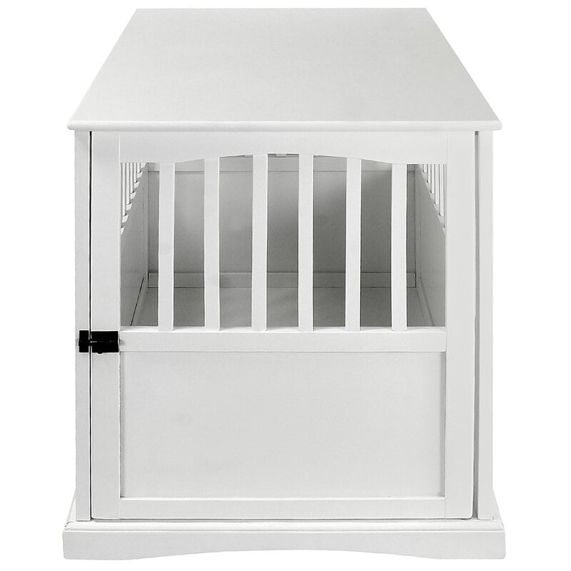 Pet Crate Crate Functions Both As An End Table and A Safe Place for Your Furry Friend to Rest When You're Out