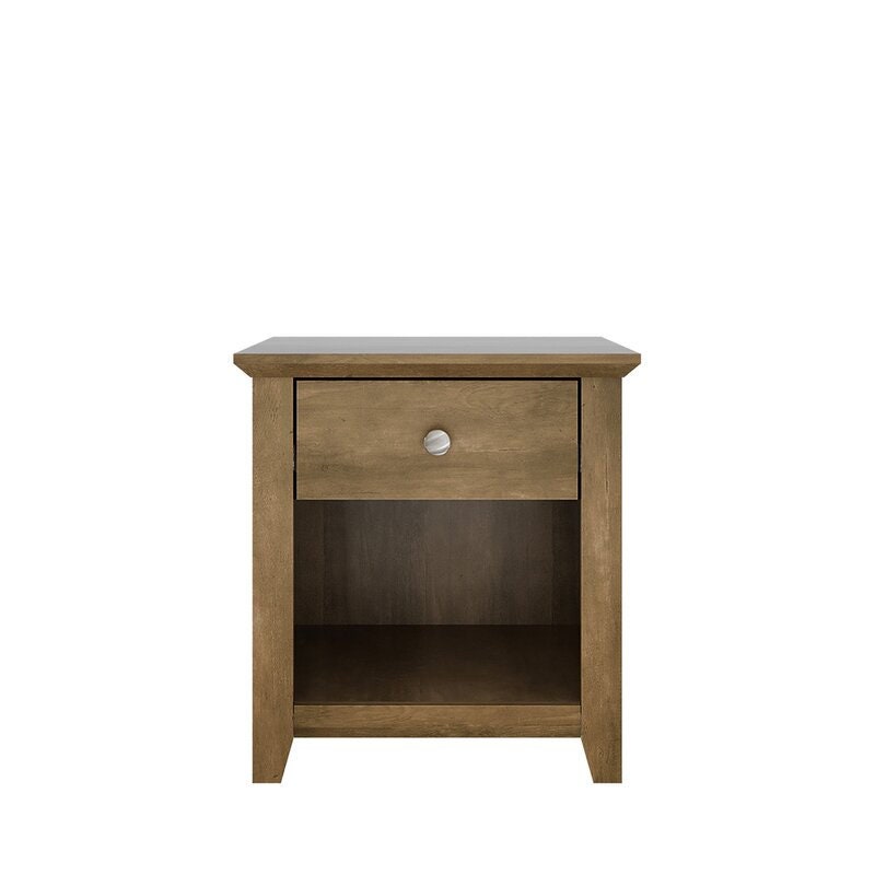 Knotty Oak Nightstand is Suitable to Place with your Alarm Clock and Dazzling Lamp Storage for you To Keep Bedside