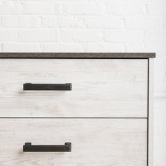 6 Drawer Double Dresser a Coastal Farmhouse Must-Have in your Bedroom Plenty of Space for your Shirts and Sweaters
