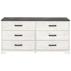 6 Drawer Double Dresser a Coastal Farmhouse Must-Have in your Bedroom Plenty of Space for your Shirts and Sweaters
