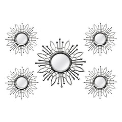 5 Piece  Mirror Set Wall Mirrors Aren’t Just For Making Spaces Appear Larger, Brightening A Room By Eeflecting Natural Light