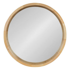 30" x 30" Natural Modern & Contemporary Accent Mirror Brighten up your Space with This Simply-Chic Accent Mirror