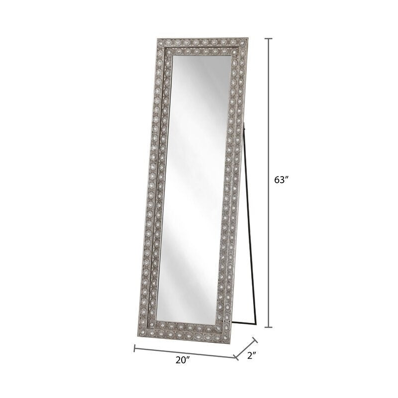 Traditional Rustic Full Length Mirror This Freestanding Full-Length Mirror is A Great Way To Make your Bedroom or Walk-in Closet