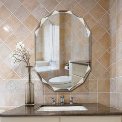 28" x 20" Glam Bathroom Mirror This Mirror Can Be Mounted Both Vertically Or Horizontal, Perfect for Over The Bathroom