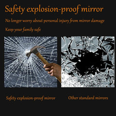 28" x 20" Glam Bathroom Mirror This Mirror Can Be Mounted Both Vertically Or Horizontal, Perfect for Over The Bathroom