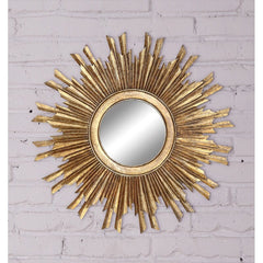 Harbert Modern and Contemporary Distressed Accent Mirror With A Glossy Central Mirror Giving your Room A More Expansive