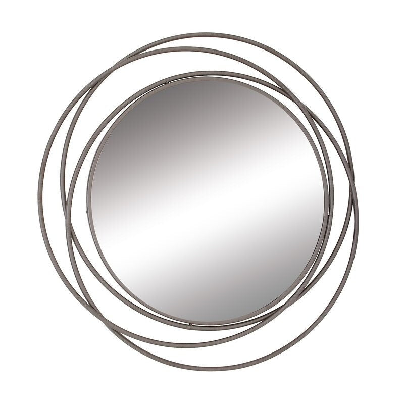 Gray Modern & Contemporary Accent Mirror Add Some Elegance To your Entryway, Lobby, Living Room, Or Bedroom Decorating your Home