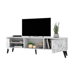 TV Stand Ideal for Holding TVs up to 65" This Clean-Lined TV Stand Adds Mid-Century Modern Touch To your Living Room Or Seating Arrangement