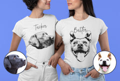 Custom pet shirt pet photo + name custom dog shirt personalized pet shirt custom dog t shirts for humans custom cat shirt t-shirts