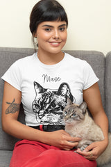 Custom pet shirt pet photo + name custom dog shirt personalized pet shirt custom dog t shirts for humans custom cat shirt t-shirts