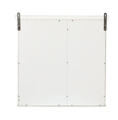 White Engineered Wood Bathroom Single Door Storage Wall Cabinet