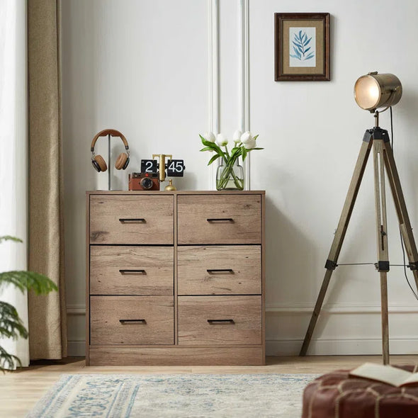 6 Drawer 30.8'' W Standard Dresser Offer Plenty Storage Space