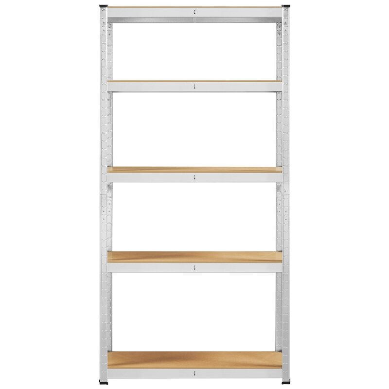 71" H x 35.5" W x 12" D Heavy Duty Steel Shelving Unit Durable & Attractive