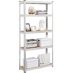 71" H x 35.5" W x 12" D Heavy Duty Steel Shelving Unit Durable & Attractive