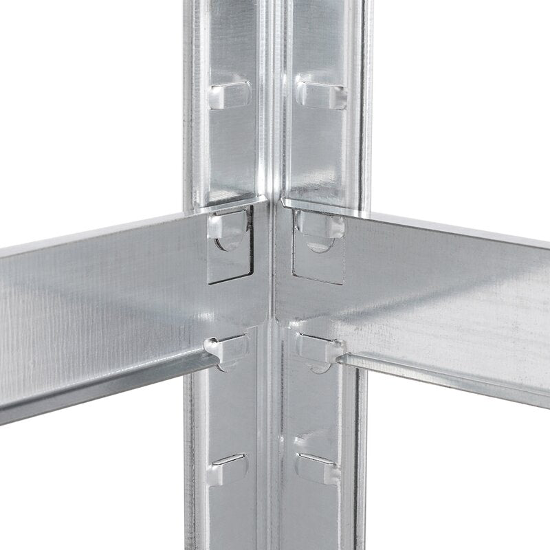 71" H x 35.5" W x 12" D Heavy Duty Steel Shelving Unit Durable & Attractive