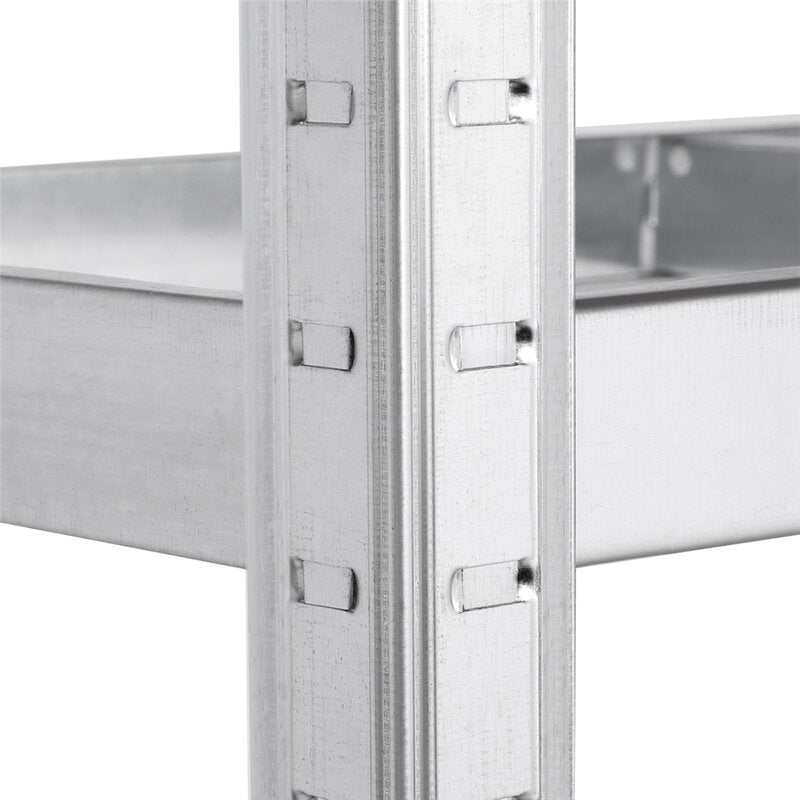 71" H x 35.5" W x 12" D Heavy Duty Steel Shelving Unit Durable & Attractive