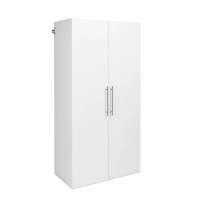 White 72" H x 36" W x 20" D Storage Cabinet Wall Mounted