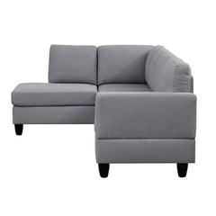 95.25" Wide Sofa & Chaise Comfortable Upholstery And Plush Back Cushions Add A Sumptuous