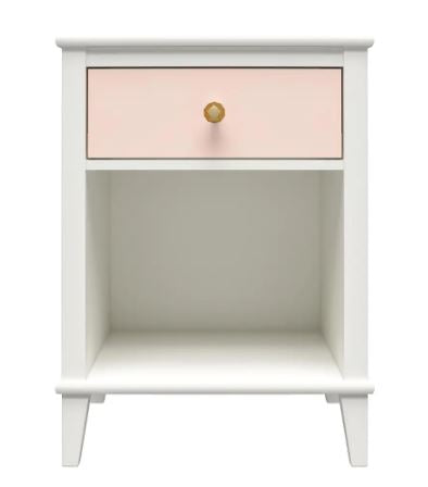 Nightstand - White/Multi Add A Fun Style To your Bedroom, Living Room