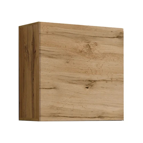 Oak 24'' H x 24'' W Cube Bookcase Solid Manufactured Wood Perfect Wall Cabinet