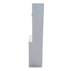 White 72" Kitchen Pantry wo-toned finish manufactured Solid wood Perfect For Organize