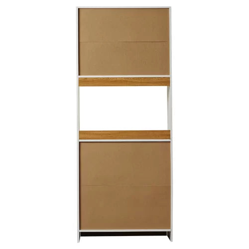 White 72" Kitchen Pantry wo-toned finish manufactured Solid wood Perfect For Organize