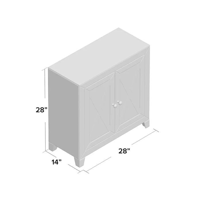 Clear Mirror Abasi 28'' Tall Nightstand Vibrant Floating-Clear Crystal
