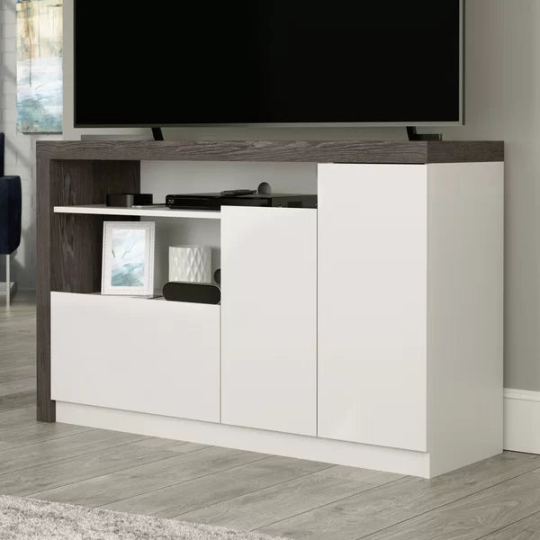 Abberger Solid Wood TV Stand for TVs up to 50" Adjustable Shelves Contemporary Style