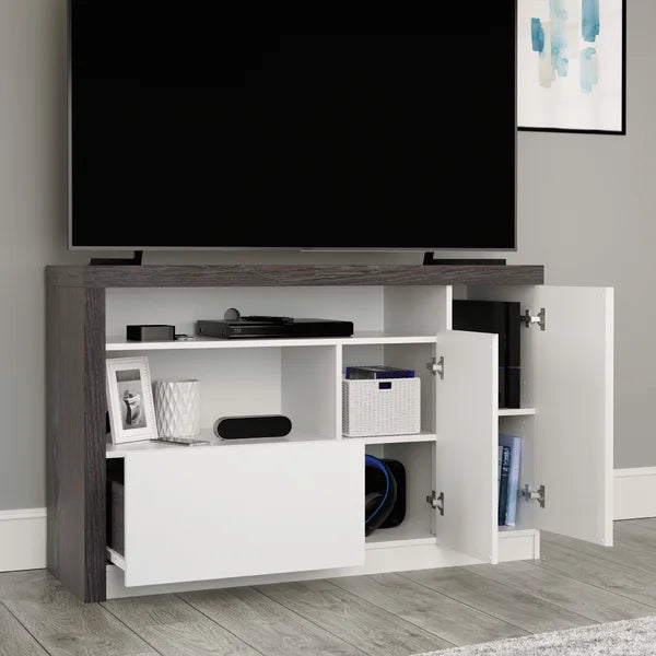 Abberger Solid Wood TV Stand for TVs up to 50" Adjustable Shelves Contemporary Style