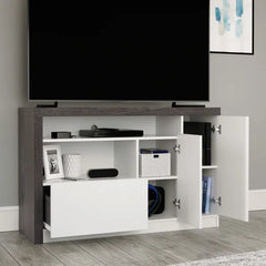 Abberger Solid Wood TV Stand for TVs up to 50" Adjustable Shelves Contemporary Style