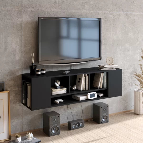 Abbie-James Floating TV Stand for TVs up to 70" with Cable Management