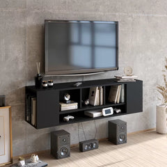 Abbie-James Floating TV Stand for TVs up to 70" with Cable Management