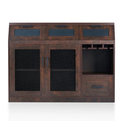 Vintage Walnut Abdirahman 47.2'' Wide 4 Drawer Server Bring Farmhouse Style to your Dining Space