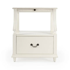 Aberdale 28.25'' Tall 1 - Drawer Charming Nightstand Spacious Display Shelf