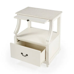 Aberdale 28.25'' Tall 1 - Drawer Charming Nightstand Spacious Display Shelf