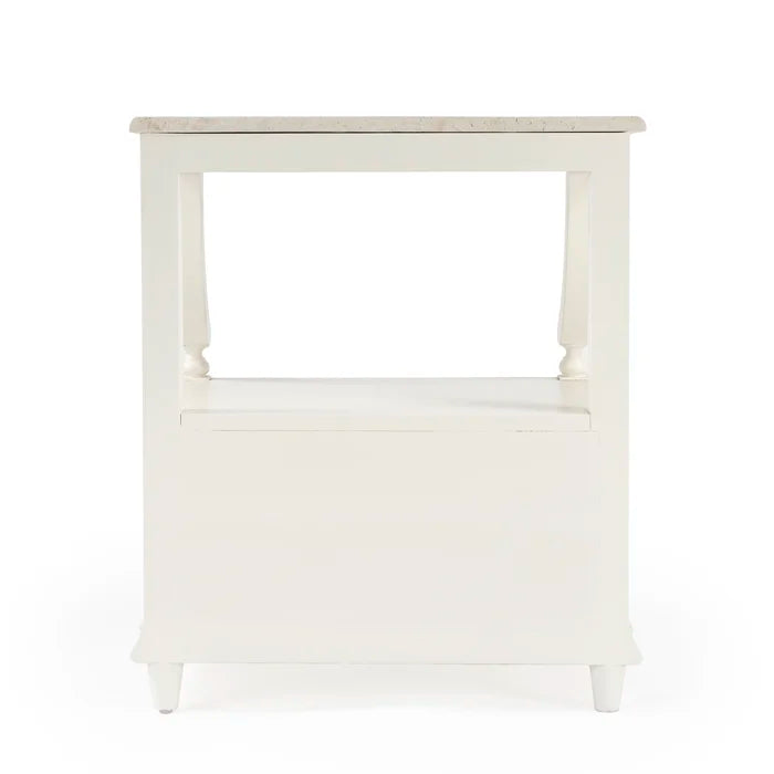 Aberdale 28.25'' Tall 1 - Drawer Charming Nightstand Spacious Display Shelf