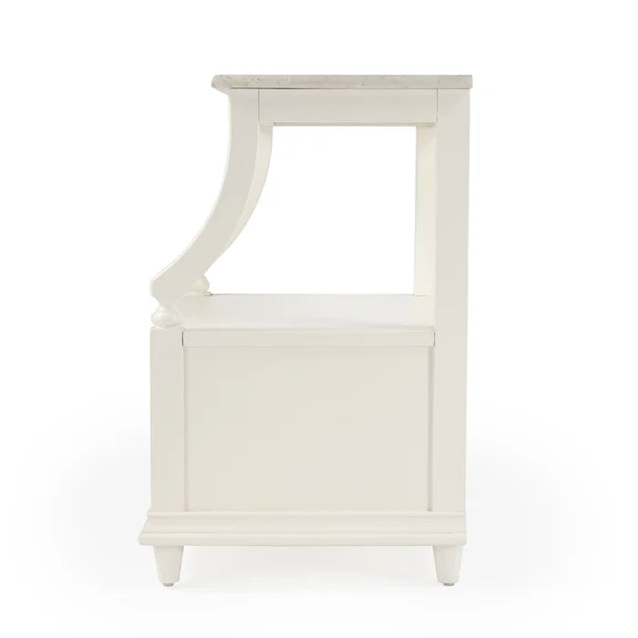 Aberdale 28.25'' Tall 1 - Drawer Charming Nightstand Spacious Display Shelf
