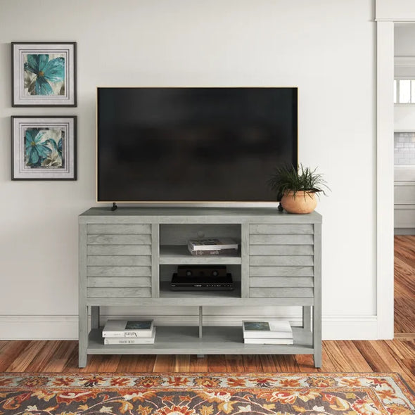 White TV Stand for TVs up to 60" Perfect Display Space for your Flatscreen