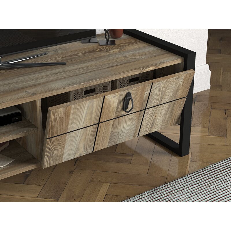 Beige Abrahams Entertainment Center for TVs up to 78"