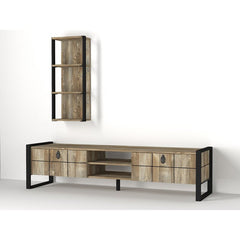Beige Abrahams Entertainment Center for TVs up to 78"