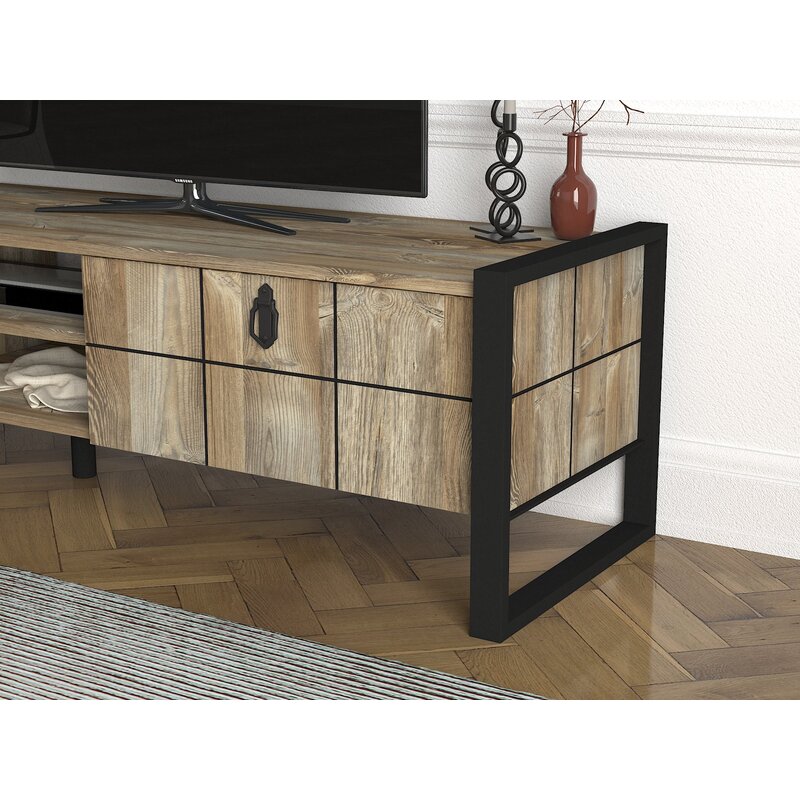 Beige Abrahams Entertainment Center for TVs up to 78"