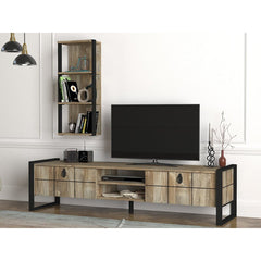 Beige Abrahams Entertainment Center for TVs up to 78"