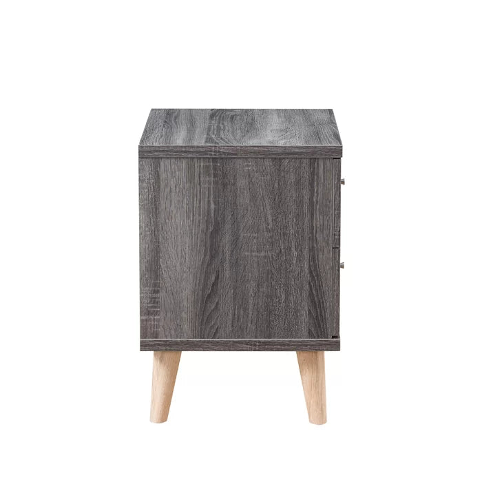 Abril 22'' Tall 2 - Drawer Nightstand Perfect for Bedside Offer Plenty Storage Space