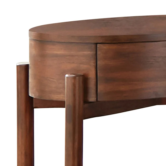 Abygayle 26.25'' Tall 1 - Drawer Nightstand in Desert Teak