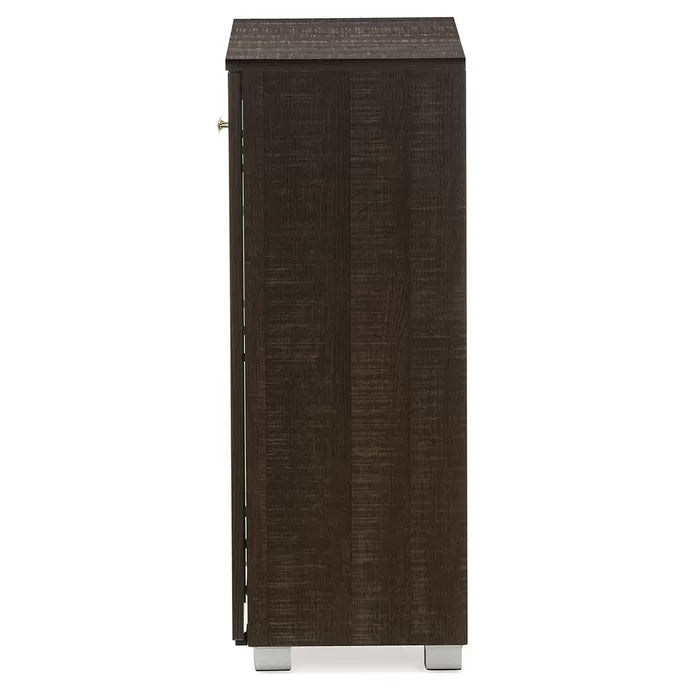 Dark Brown 23.4'' Wide Server Manufactured Wood Offer Plenty of Storage Space